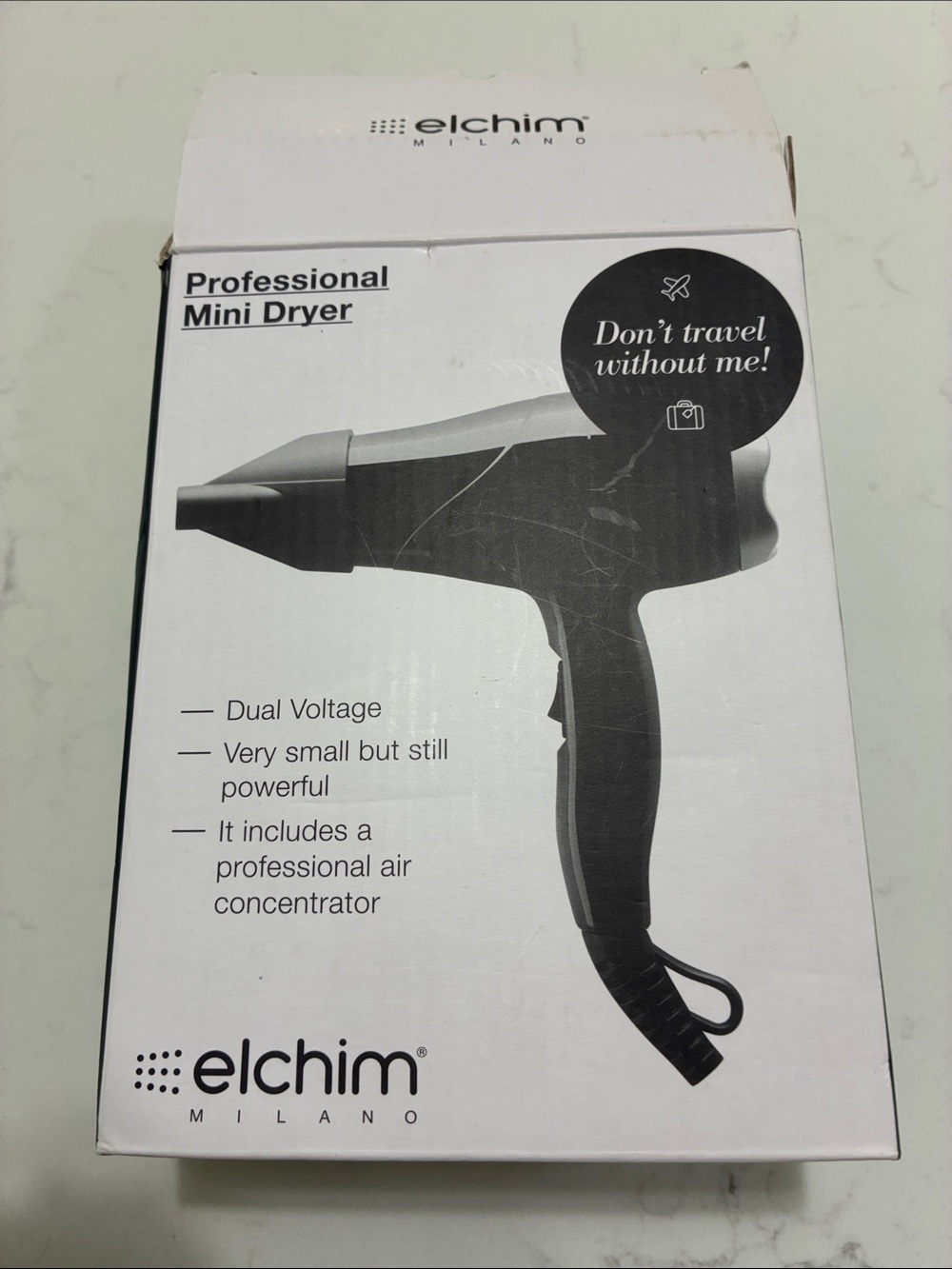 Elchim Professional Mini Dryer - Black